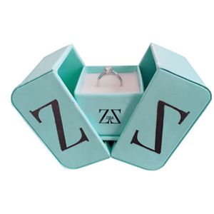 China Eco Friendly Jewelry Packaging Opposite Door Opening Necklace Box Packaging on sale