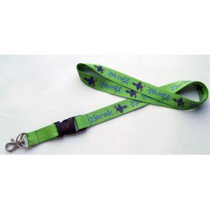 Portable Full Colors Heat Transfer Dye Sublimation Lanyards For School Id
