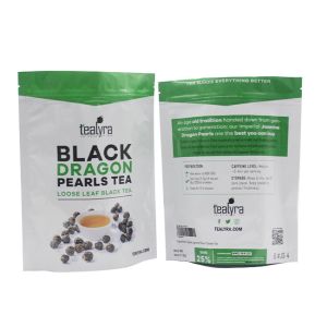 China Biodegradable Coffee Packaging Pouch Tear Notch Childproof 2oz Coffee Bags on sale