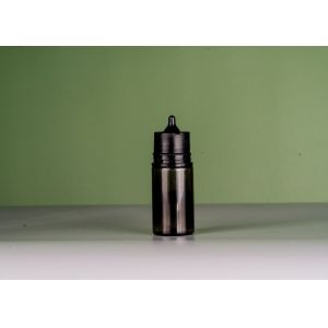 60ml clear PET plastic e liquid bottle with clear cap