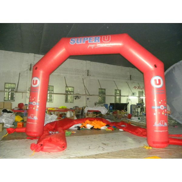 Logos printing Oxford Fabric Inflatable Arches For Racing Or Advertisement Water Proof