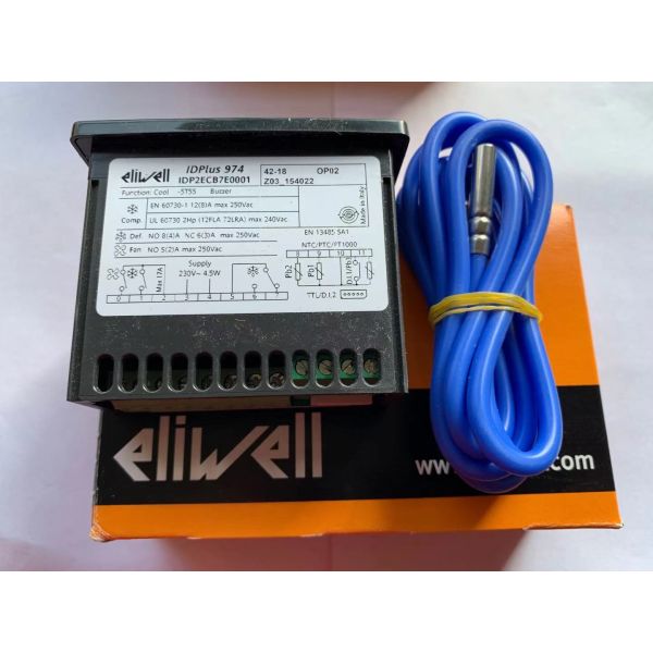 ID Plus 971 974 Eliwell Digital Refrigeration Controller 230VAC