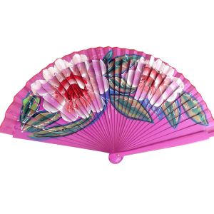Spanish Wooden Customized Hand Fans Folding Hand Painted And Printed