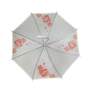 Digital Printing Ladies Windproof Straight Umbrella