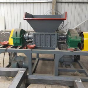 Model FL 800 2 -shaft rubber shredder