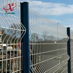 Boundary Wall Powder Coated Welded Wire Mesh Fence Durable Customized Size