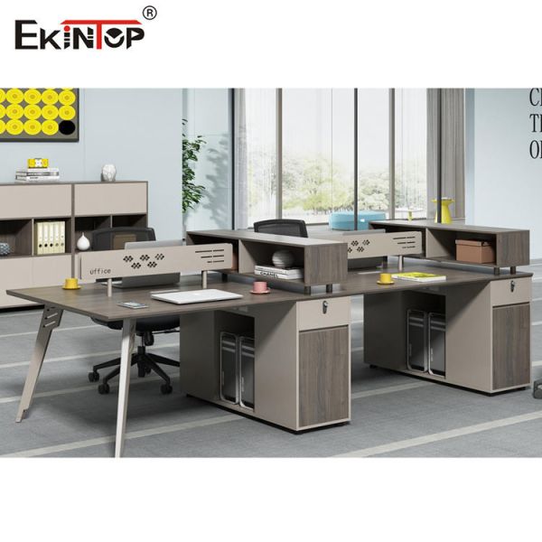 Buy Staff Modular Cubicle Workstation , Modern Office Desk Workstation at wholesale prices