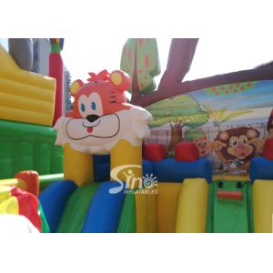 Outdoor Commercial Kids Funny Inflatable Amusement Park In Playground