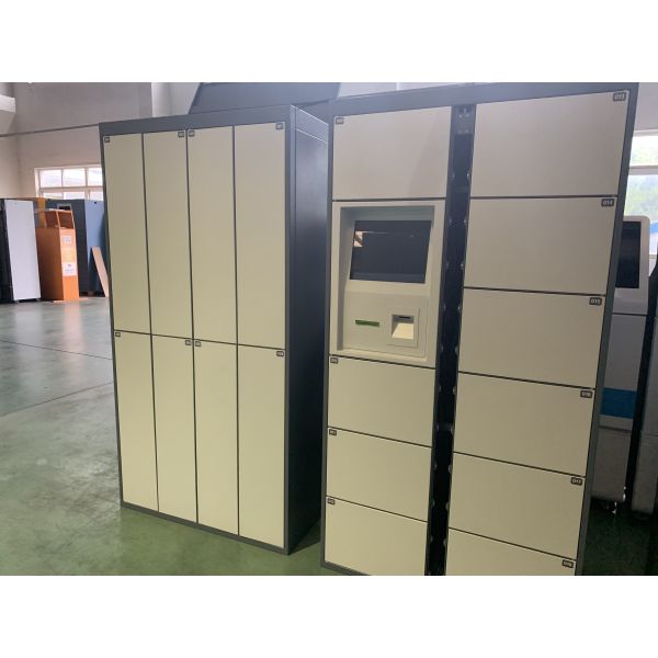 Metal Storage Barcode / Electronic Laundry Locker , School Student Gym Intelligent Lockers