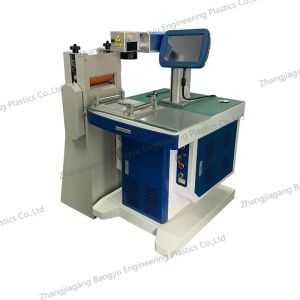 Quality Industrial PA Material 40watt Laser Code Printer Static Marking Machine for sale