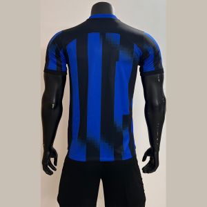 Blue Black 100% Polyester Football Fan Jersey Resilient