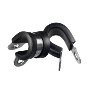 Stainless Steel Strip Type Rubber Band Suspension Clamp for Any Size Car Cable R