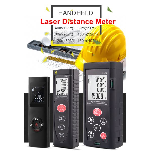 40m 100m OEM ODM Mini Portable Digital Rangefinder Infrared Laser Distance Meters Electric Laser Rangefinders