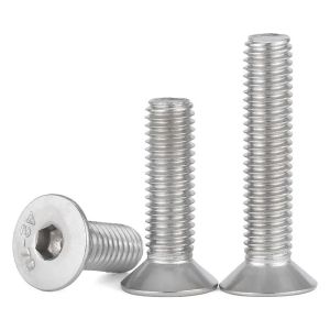 Thread Pitch 1.0mm Countersunk Carriage Bolts with 100pcs/box