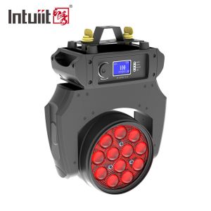 RGBW 4 - In - 1 Zoom 5-60 Degree LED Beam Moving Head Light Wide Angle 12x10W