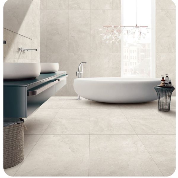 Beige Baby Face Porcelain Tiles 600x1200mm Indoor Wall Clay