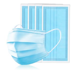 Wholesale 3 Ply Earloop Virus Disposable Medical Face Surgical Mask