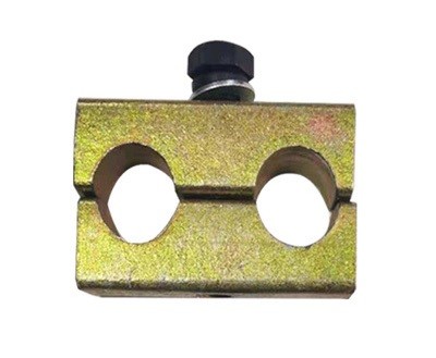 Buy Excavator Hydraulic Tubing Line Double Tube Clamp Aperture 33mm at wholesale prices