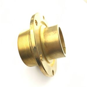 Metal Processing Machinery Parts Customized Precision Copper Threaded Connectors