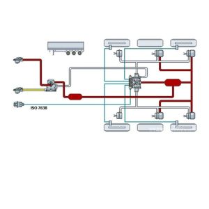 30 Ton Skeletal Ship Container Vehicle Semi Trailer Customization with Steel