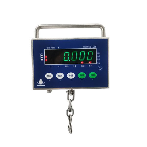 OBM Customized Wireless Transmission Multifunctional Hook Scale with LED LCD