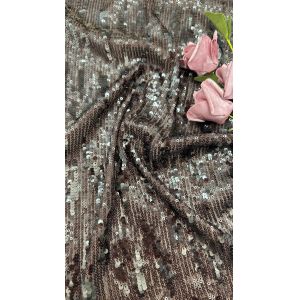 Luxury Sequin Embroidered Lace Fabric For Ladies Textile Suit