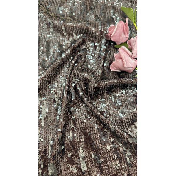 Buy Luxury Sequin Embroidered Lace Fabric For Ladies Textile Suit at wholesale prices