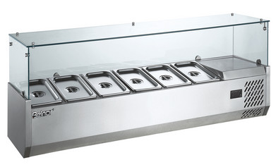 Buy 1/3x6 Commercial Ice Cream Freezer Salad Bar With Static Cooling 3.5KW/220V at wholesale prices