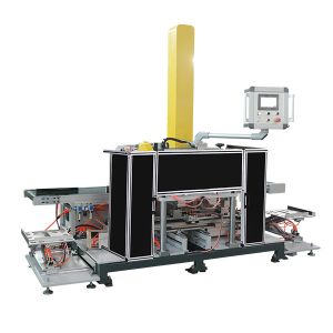 High-speed rigid box forming module with double forming heads with bubble