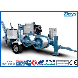 28 Ton Hydraulic Tension Stringing Equipment With High Power 280kN