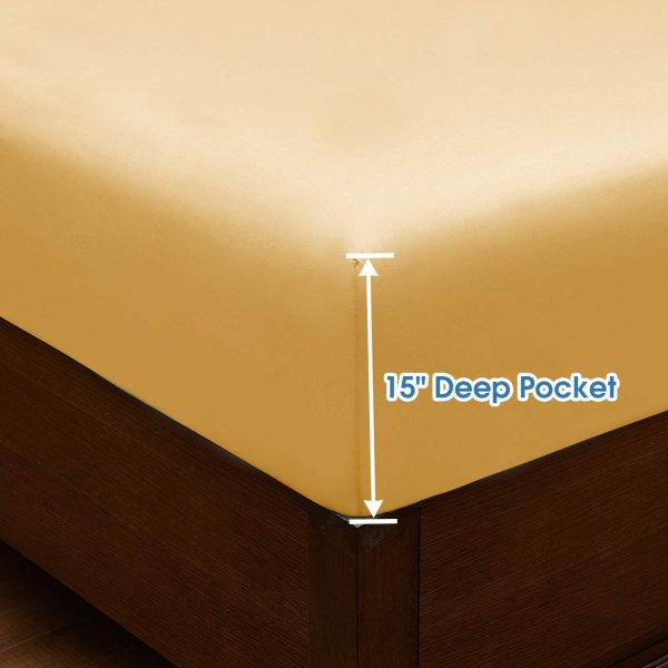 NO Filling Luxury Embroidery Pillowcases for Bedroom Extra Soft Brushed Microfiber Wrinkle Fade Free