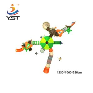 Customized Outdoor Kids Playground Slides Plastic Children 19122