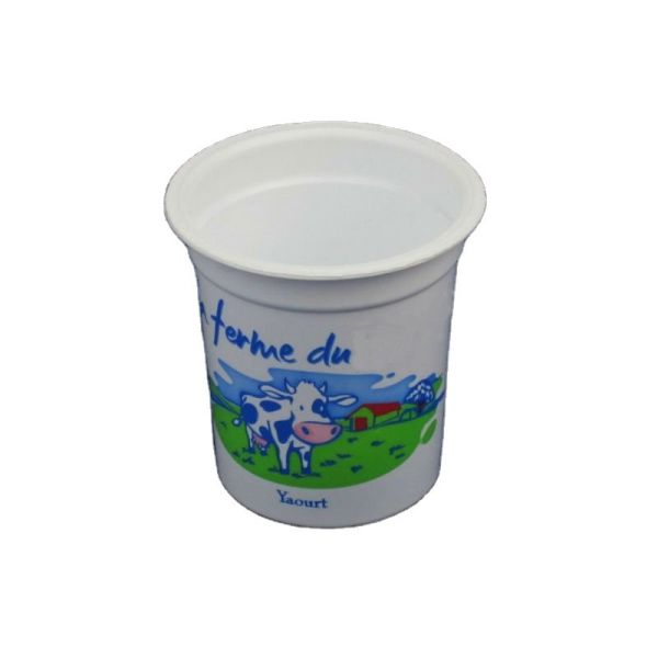 Buy 155ml PP Plastic Ice Cream Cup 66mm Round Shape Microwavable at wholesale prices