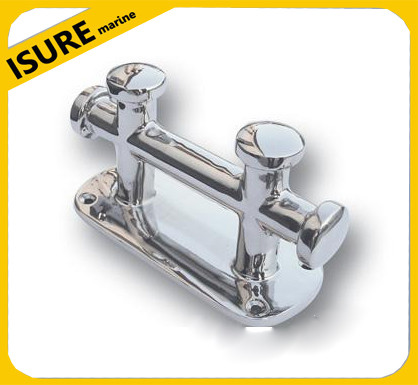 Buy 316 Marine Grade Stainless Steel Double Yacht Deck Boat Cross Bollard at wholesale prices