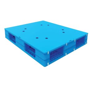 MY TEST 1210A HDPE storage euro plastic pallet Double faced stackable plastic