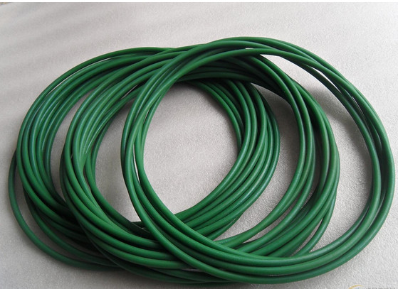 Hardness 90A Green Polyurethane Round Belt In Roll Seamless Belt Paper