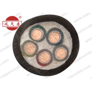 Cu - Conductor 5 Core Heat Resistant Cable , LSZH Power Cables Unarmoured
