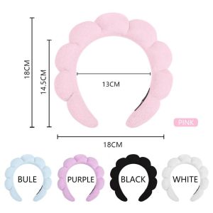 SPA Twist Headband Towel Velvet Sponge Face washing Hair Band