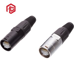 Male Female Plug / Socket RJ45 Waterproof Connector