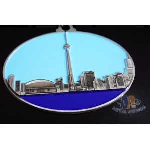 London Marathon Sports Bike dancing Events Metal Award Medals Custom Design With