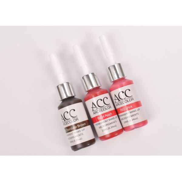 Organic Semi Permanent Tattoo Ink / Cosmetic Microblading Pigments