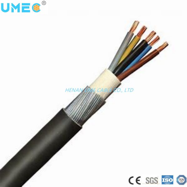 Copper Conductor Round Wire Steel Wire Armored Swa Cable 4X10/4X25mm2 for
