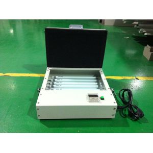 Mini screen printing exposure unit for steel plate