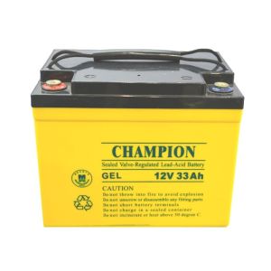 China Champion Solar GEL Battery 12V33AH NP33-12-G Sealed Lead Acid Solar GEL