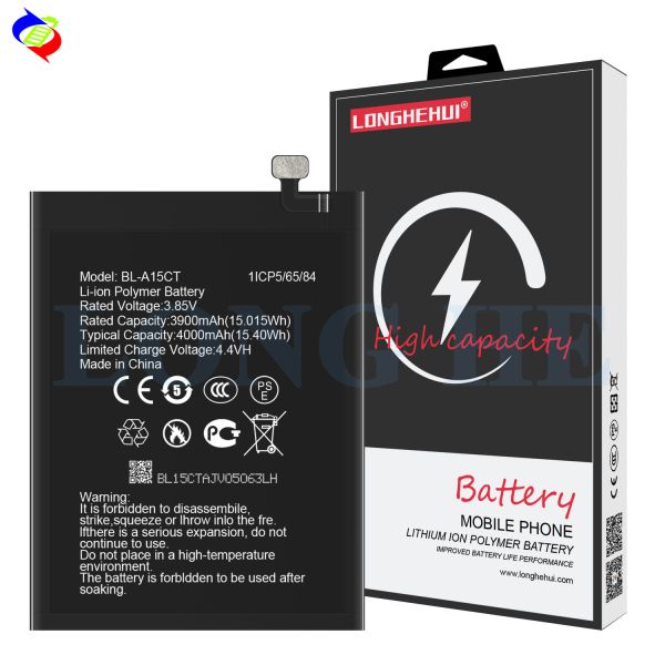 Buy Mobile Phone RECHARGABLE Li-ion Polymer Battery BL-A15CT for GM 20 5000mAh 3.85V at wholesale prices
