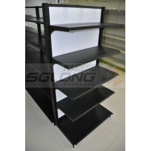 Professional Supermarket Display Racks , Supermarket Gondola Shelving Units