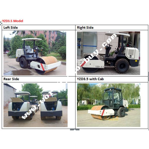3.5Ton Mechanical Single Drum Vibratory Road Roller