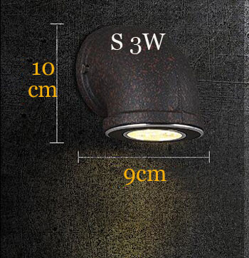 Loft retro lamps living room bar club pub study Restaurant dining room Porch cafe wall lamps(WH-VR-25)