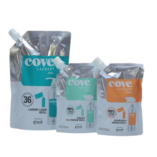 Liquid Sanitizer Stand Up Doypack Standing Pouches Detergent shampoo laundry