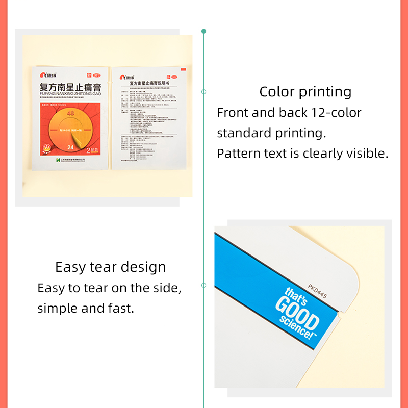 Paper VODKA Medical Packaging Bags Sterilization Pouches